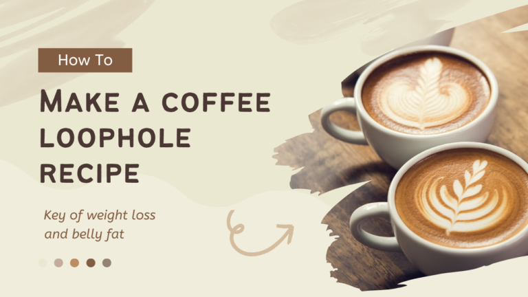 How to make coffee loophole recipe